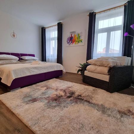 Velke Studio Na Velkem Namesti S Vybavenou Kuchyni Hradec Králové Dış mekan fotoğraf
